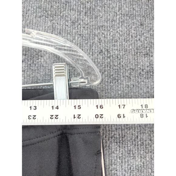 Nike Athletic Pants Size M Black 100% Polyester White Stripe - Picture 9 of 10